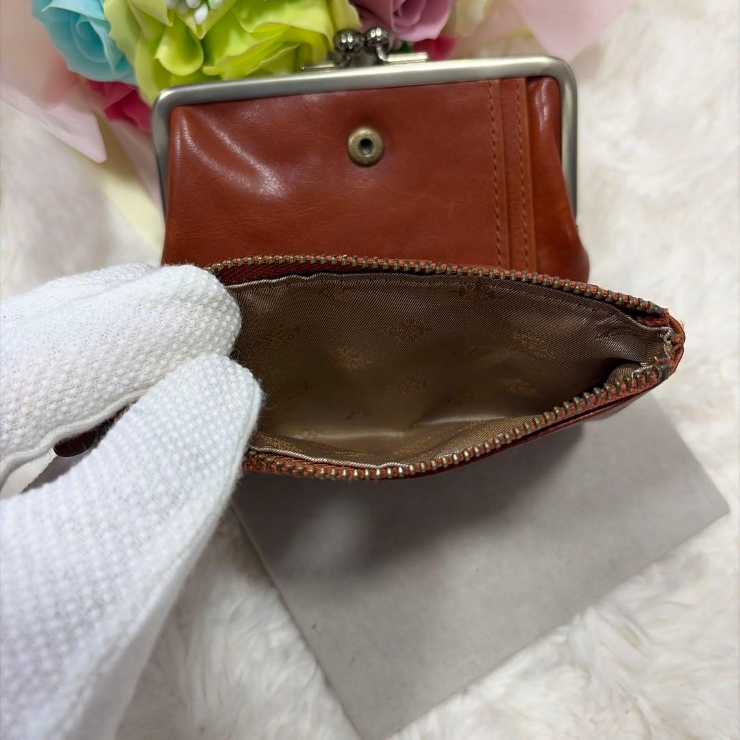 希少 レア DAKOTA ダコタ ハーヴェスト がま口 財布 本革 レザー