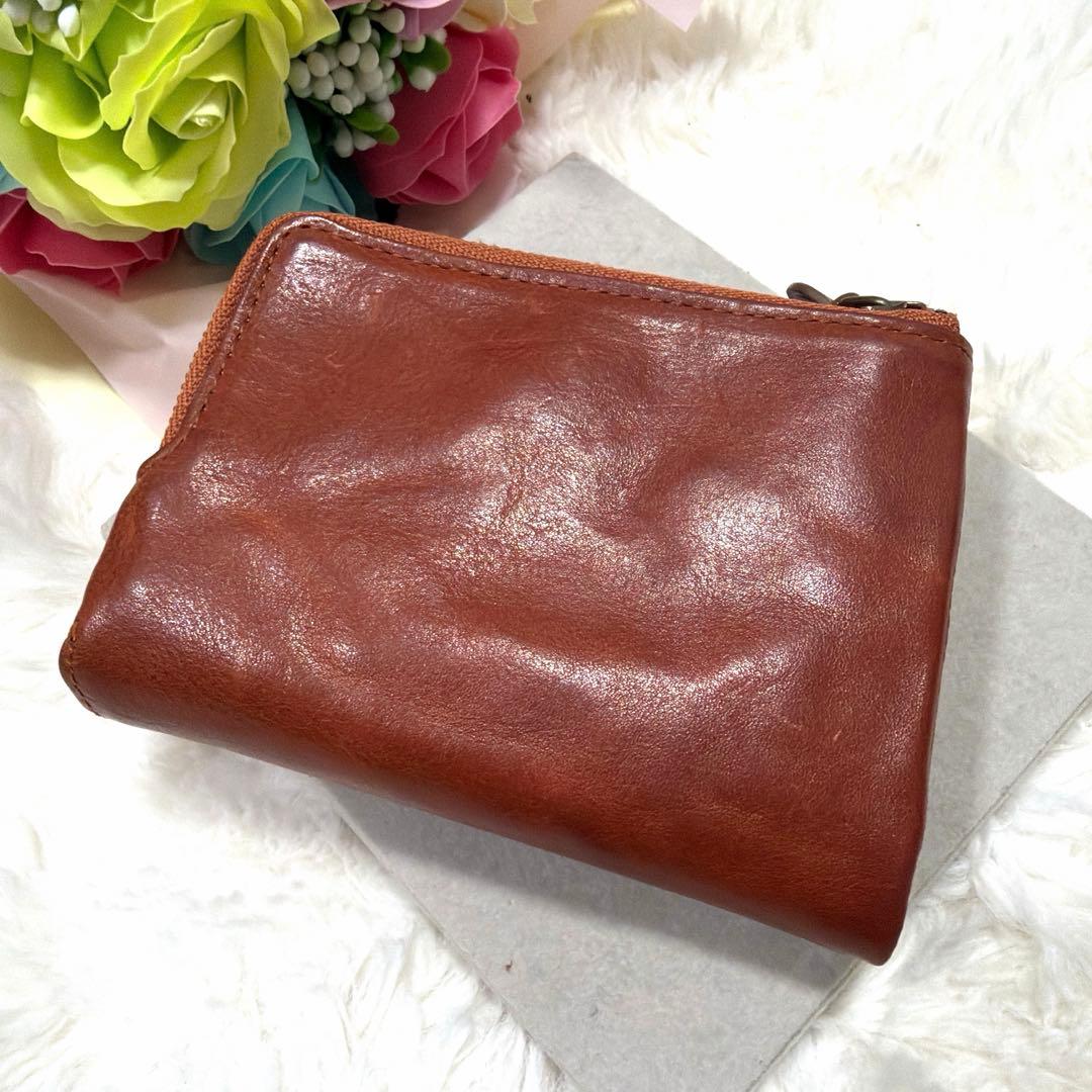 希少 レア DAKOTA ダコタ ハーヴェスト がま口 財布 本革 レザー