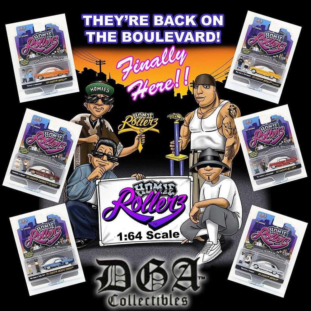 グリーンライト ホーミーローラーズ ローライダー 6台セット ミニカー 新品b