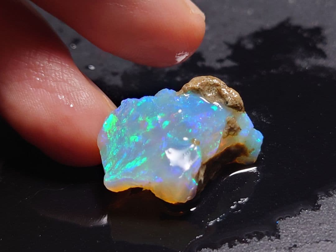 エチオピアウェロ産　チョーク　オパール　原石　鉱物標本