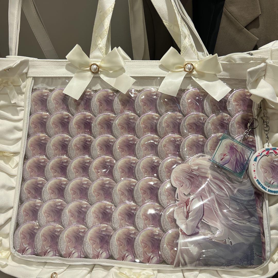 ニーゴミク　プロセカ　グリッター缶バッジ　1C 初音ミク　25時　ニゴミク