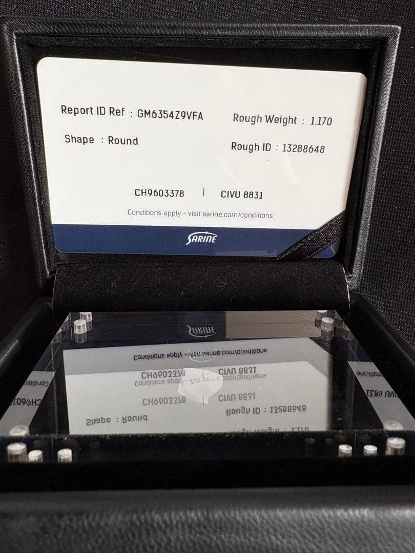 【SUMO公式アカウント03】プラチナダイヤリング Sarineレポート付