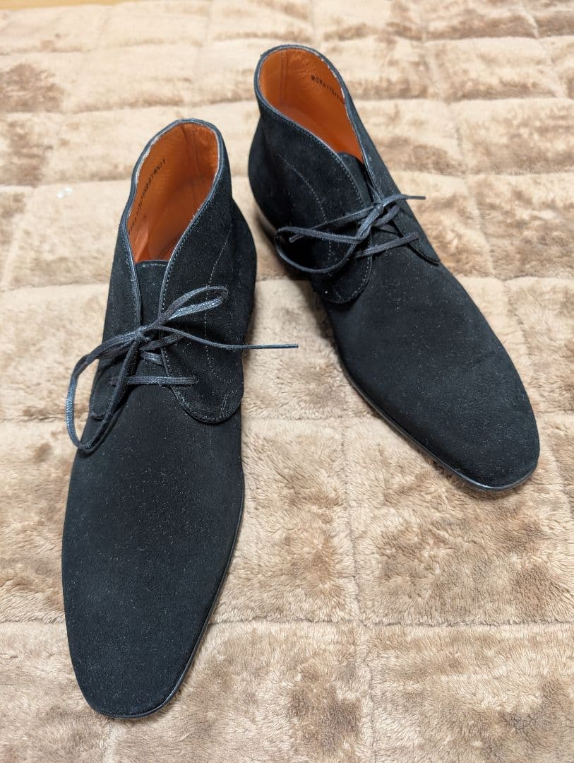 【試着のみ・付属品完備】Santoni サントーニ スエードブーツ 9.5