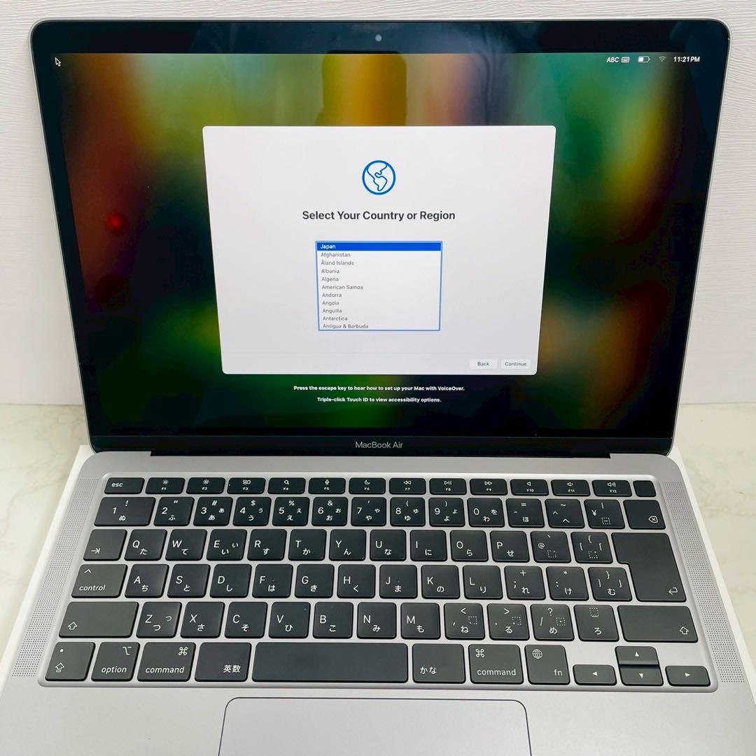 MacBook Air 13インチ 2020 M1 8コア16GB 256GB