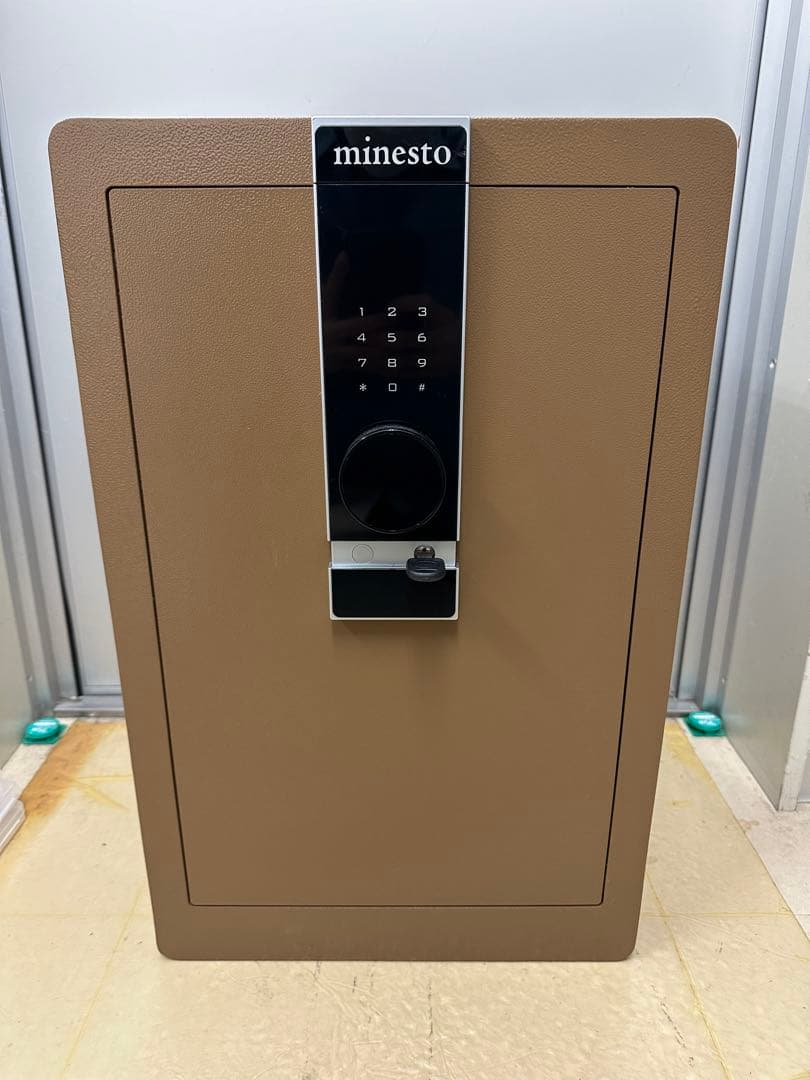 ★未使用★ Minesto 耐火金庫 ダイヤル式電子ロック付き 大容量