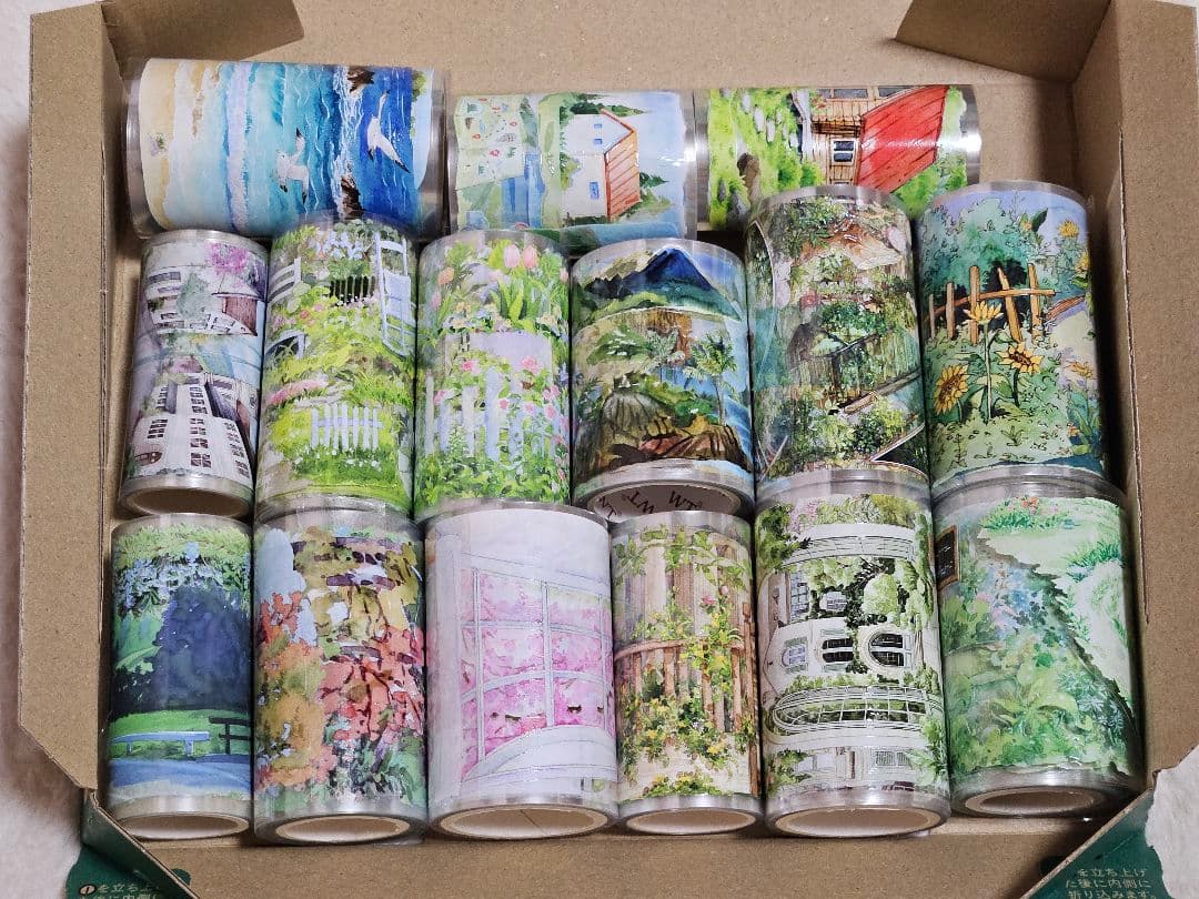 海外マステ　風景　１５点セット　(中古)