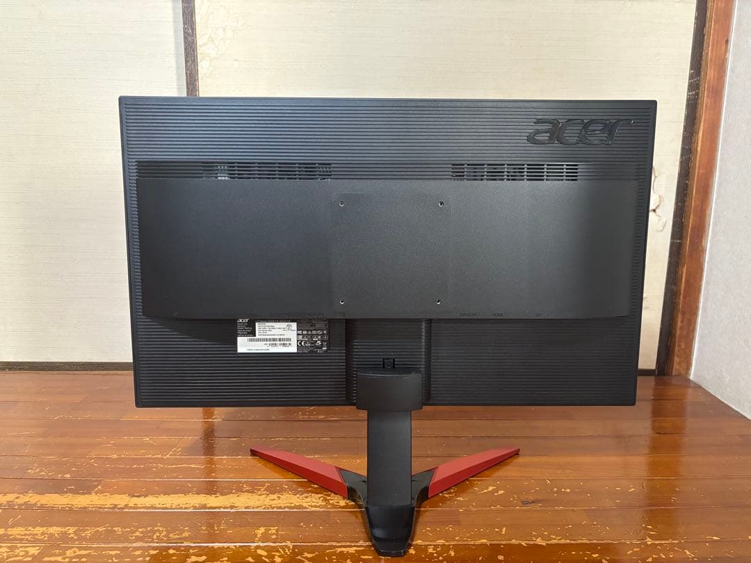 【箱・部品付き】Acer ゲーミングモニター KG251Q Hbmidpx
