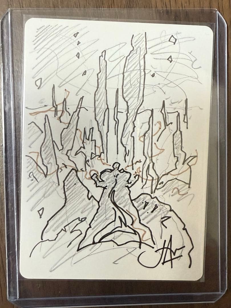 荒廃の思考　アーティストプルーフ　ap artist proof mtg