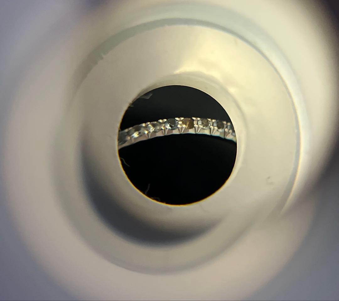 ※訳アリ品　ティファニー K18 アクアマリンフルエタニティリング