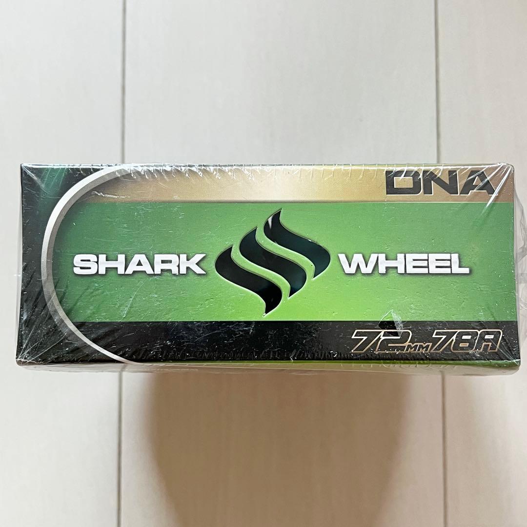 05☆新品☆ シャークウィール 72mm 78a ブラック/ブルー スワール