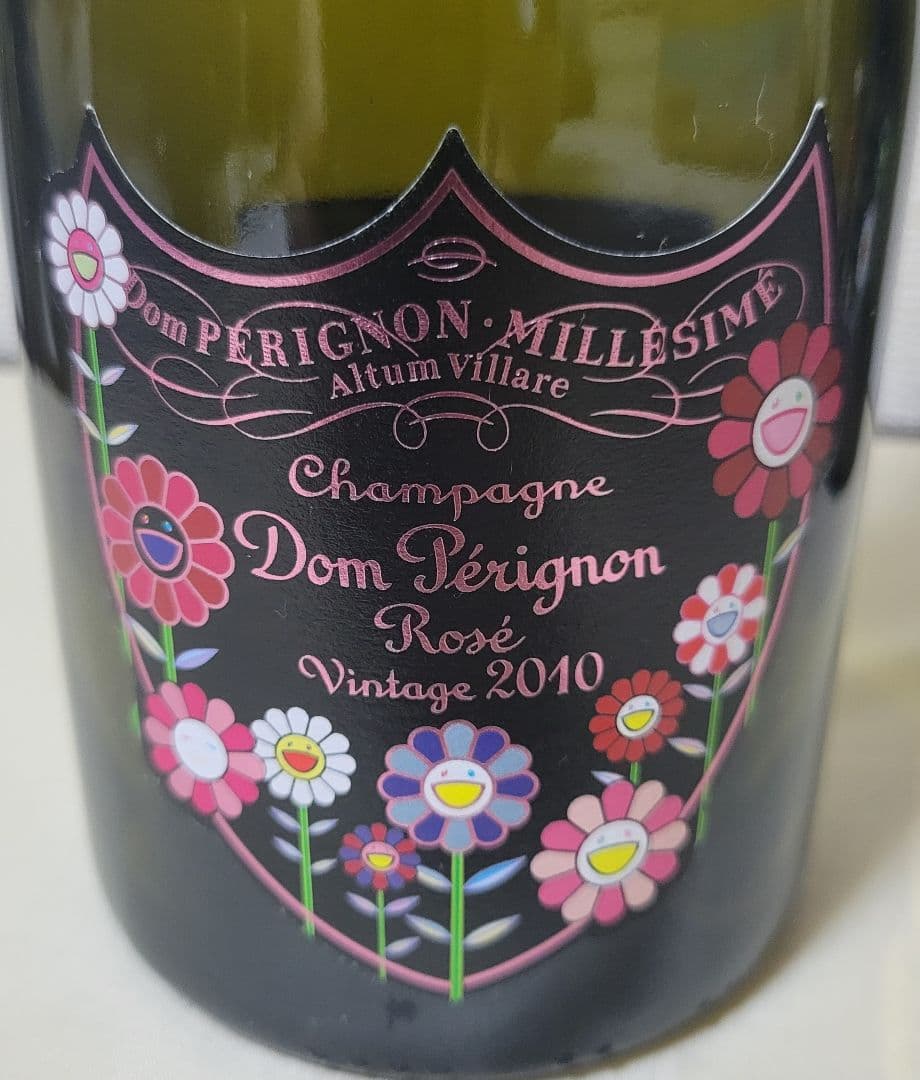 い*だ様 ドン・ペリニョン 、限定版、村上隆コラボボトル白、ロゼ各２本※空ビン