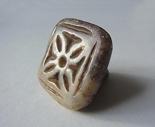 ★W0201★古代石 (231) 古代　印章石　ジャスパー　西アジア　中近東