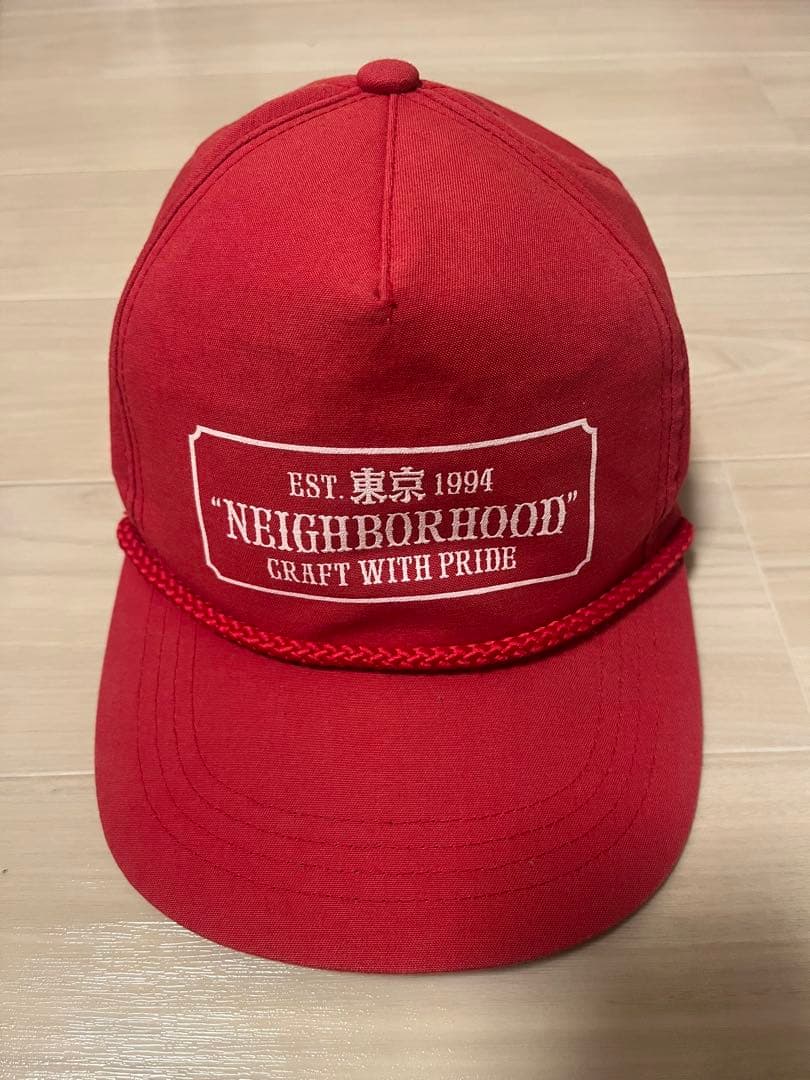 NEIGHBORHOOD ワークキャップ レッド