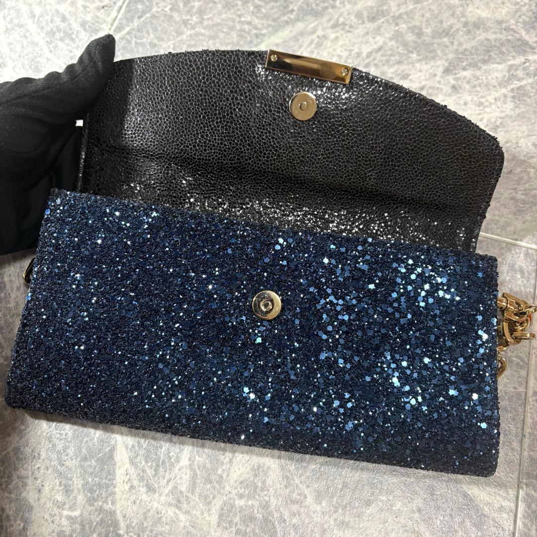 ⭐︎JIMMY CHOO⭐︎ 2way スパンコール クラッチバッグ　ワンショルダー