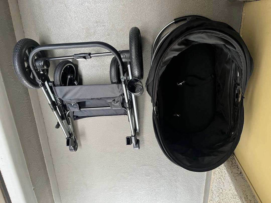 ⭐︎未使用⭐︎ AngelPet ペットカート 黒(耐荷25kg)