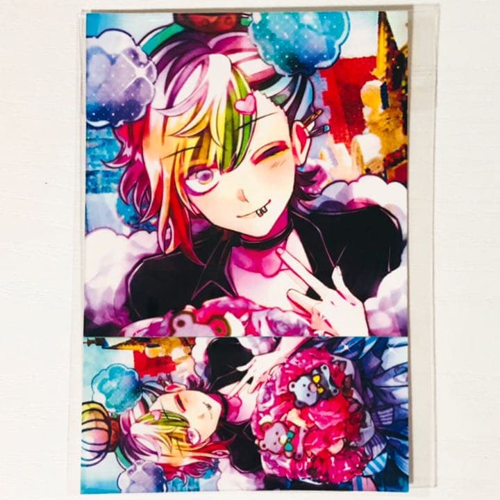 新品★狼ゲーム【新村コウ＆飯田リンタロウ】香りつきポストカード★2点セット