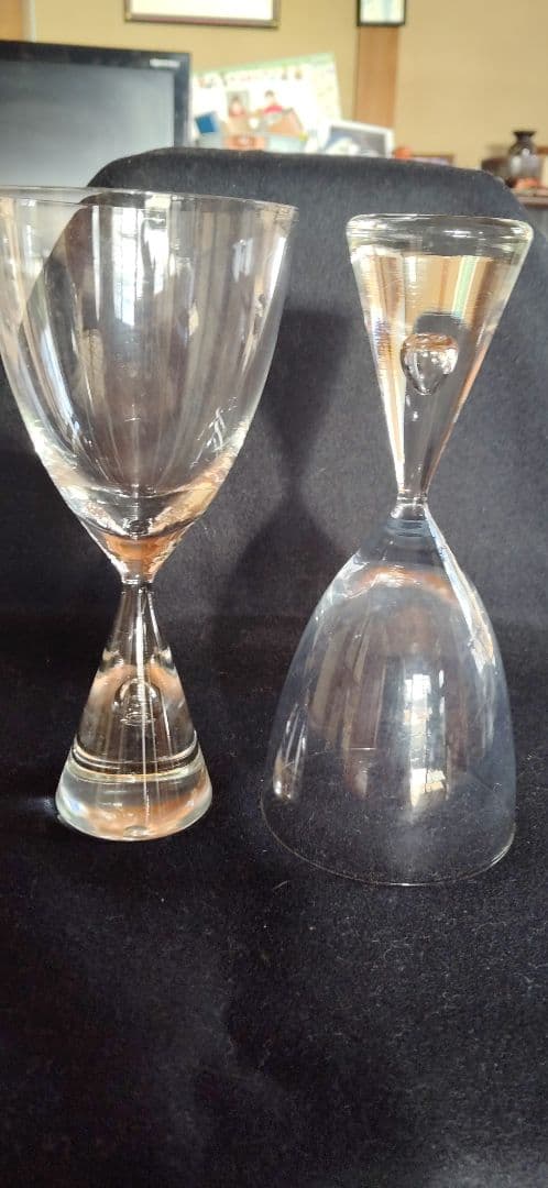 デンマークのヴィンテージワイングラス
