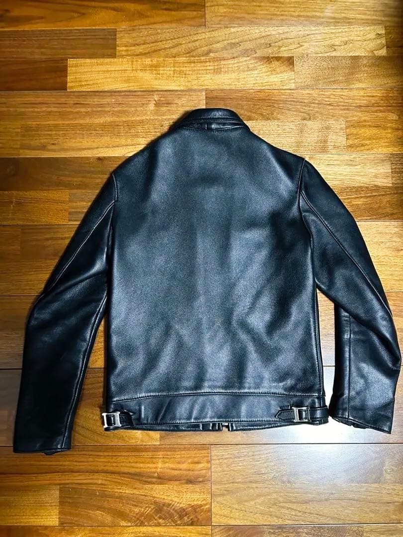 666 シングル ライダース シドジャン 36 英国製 シープスキン