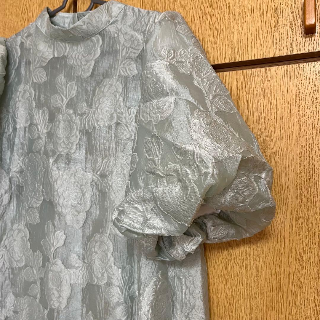 美品　haremode ハレモード ボリュームスリーブドレス　ワンピース