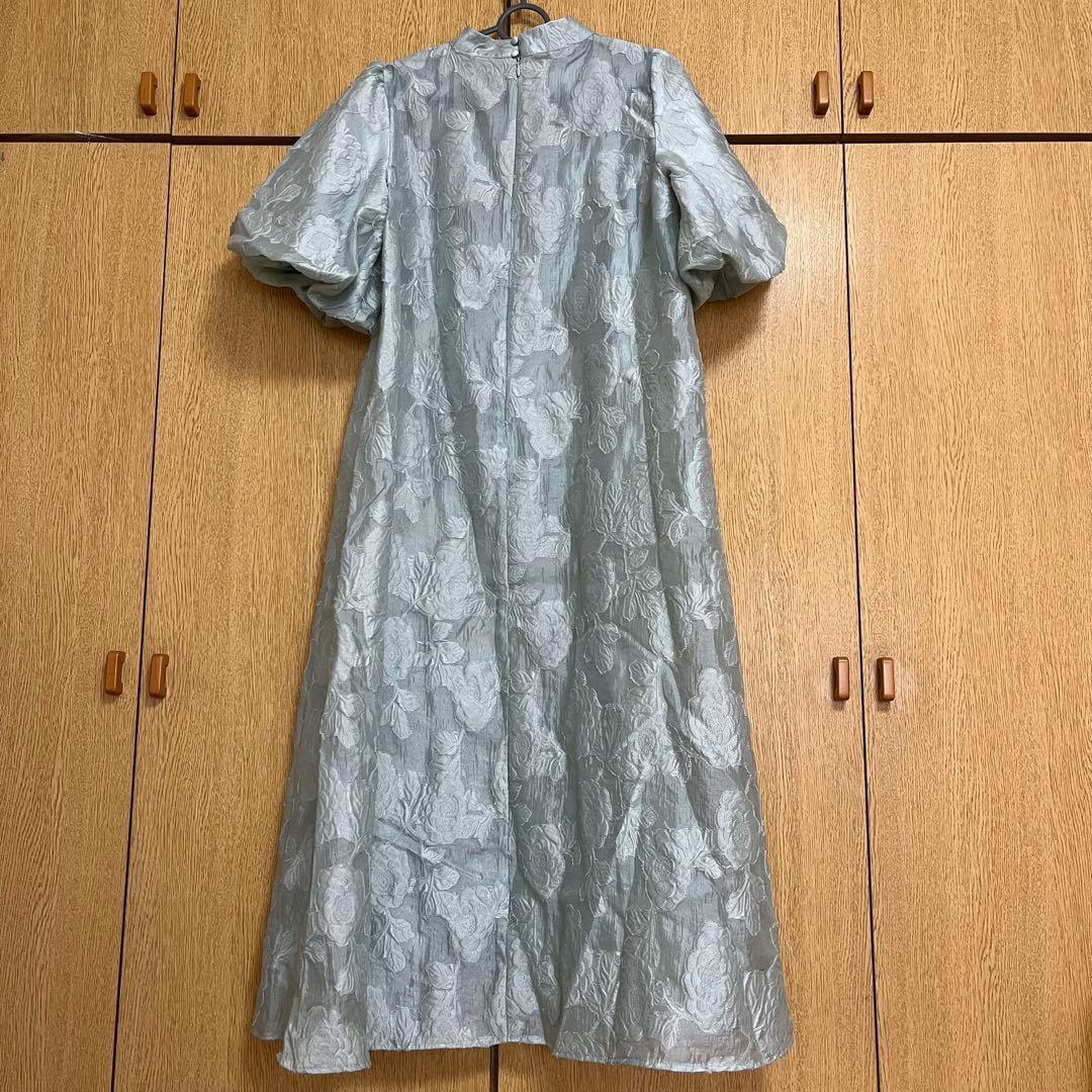 美品　haremode ハレモード ボリュームスリーブドレス　ワンピース