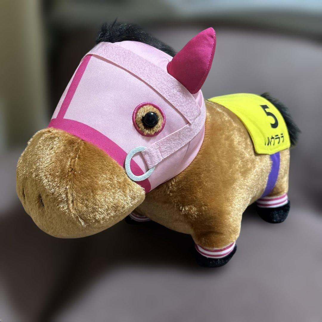 【ナムコ限定】サラブレッドコレクション　ハルウララ　ふわふわBIG