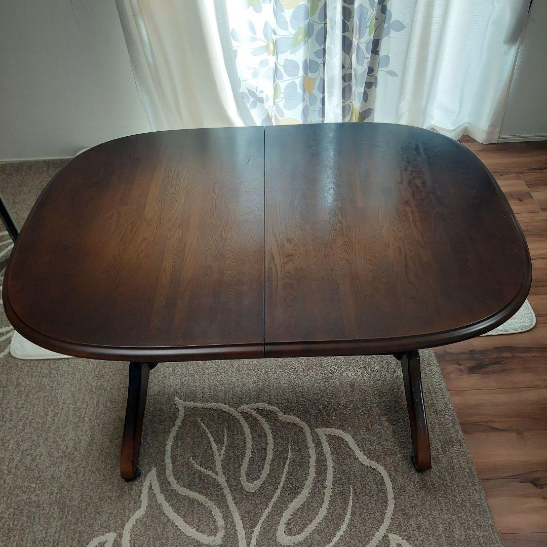 飛騨産業 キツツキ エクステンション ダイニングテーブル 拡張 伸縮テーブル