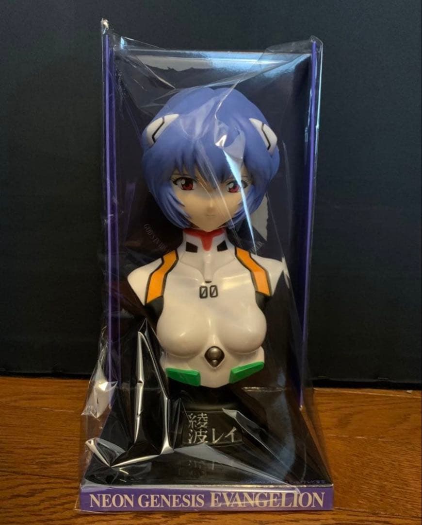 値下げ交渉可　エヴァンゲリオン　綾波レイ　胸像　ソフビ　フィギュア　あげたゆきを