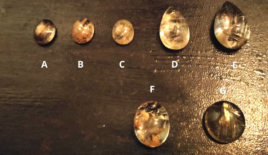 ルチルクォーツ ルース G