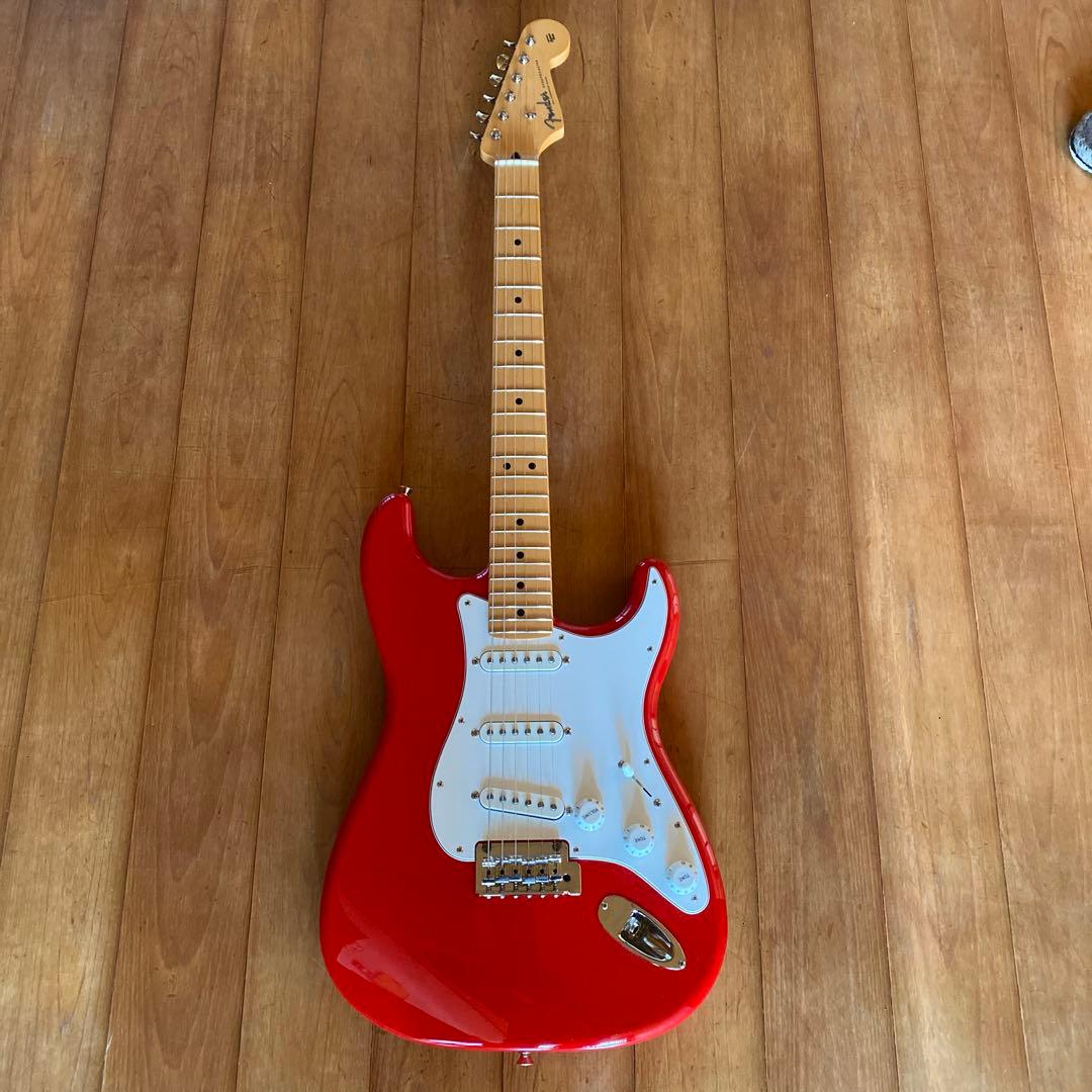 レッド エレキギター シングルコイル