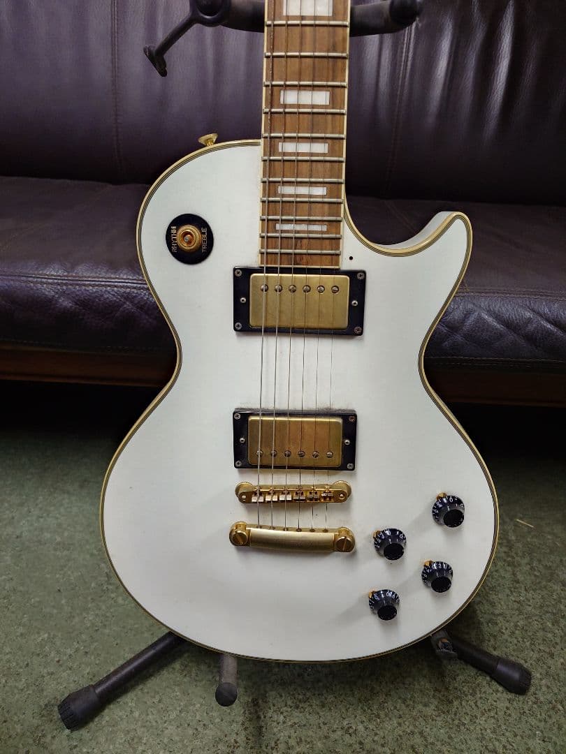 ち*り様 Bbury レスポールスタイル エレキギター ホワイト