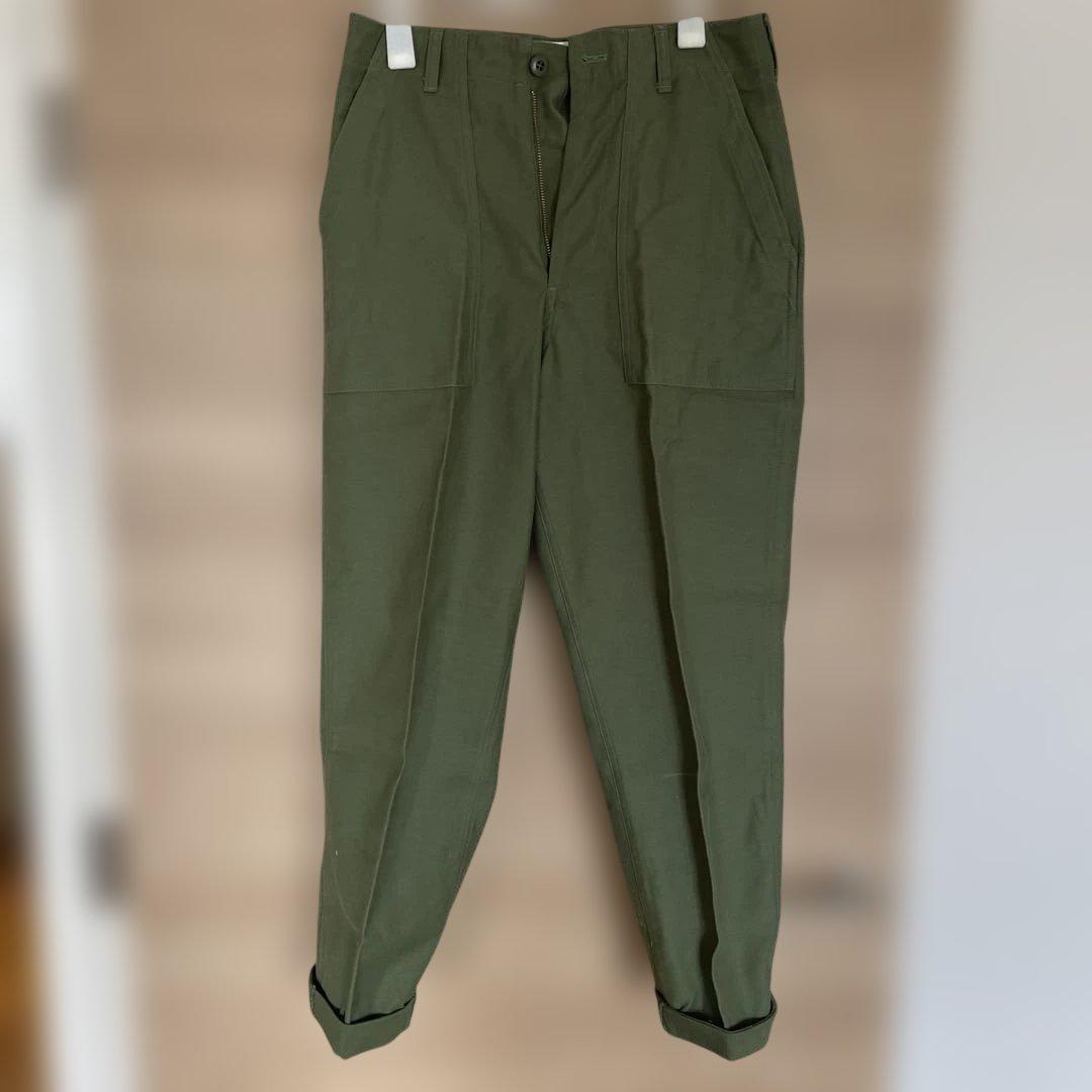 THE SHINZONE ワークパンツ オリーブグリーン