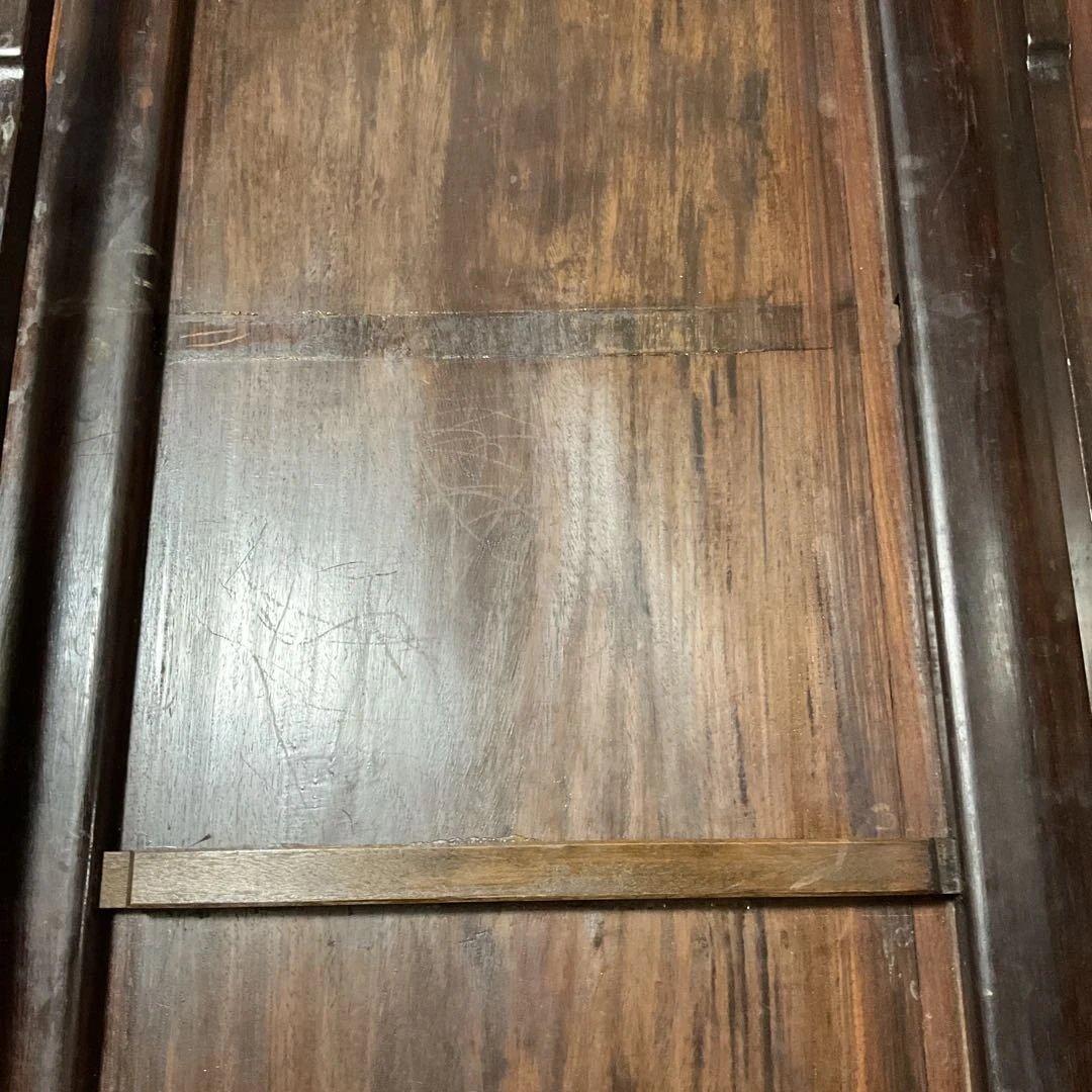 唐木製、シンプル座卓、紫檀、アンティーク