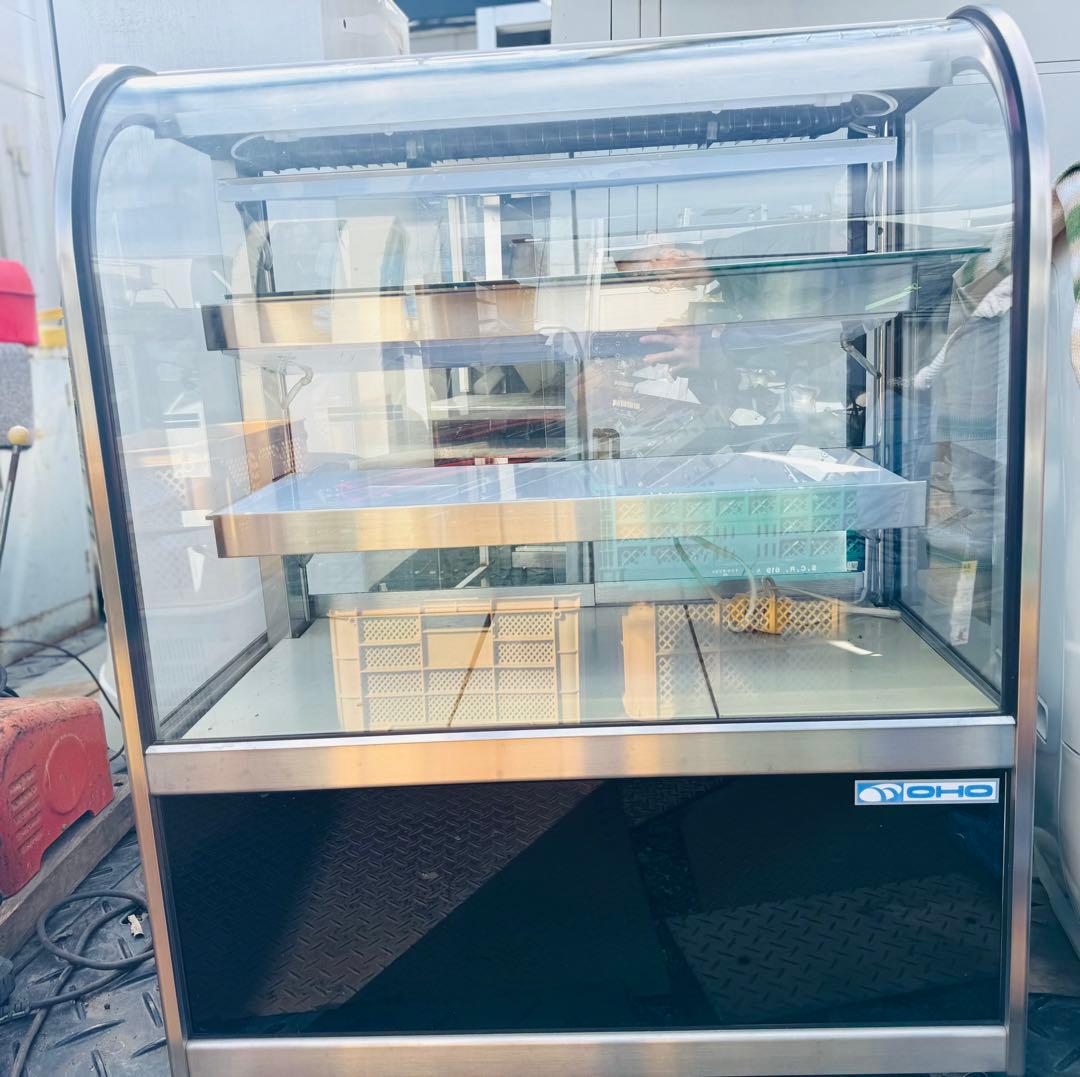 大穂製作所 冷蔵ショーケース 3段 幅90cm 動作良好 OHGU-T-980B
