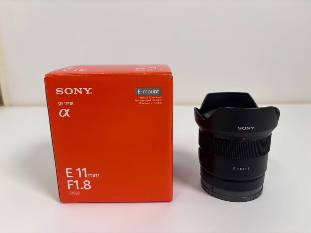 SONY E 11mm F1.8 レンズ Eマウント