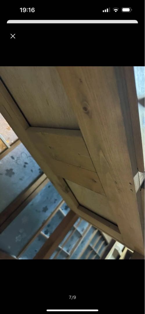 chibi ponta ☾⋆ 木製引き出しテーブル