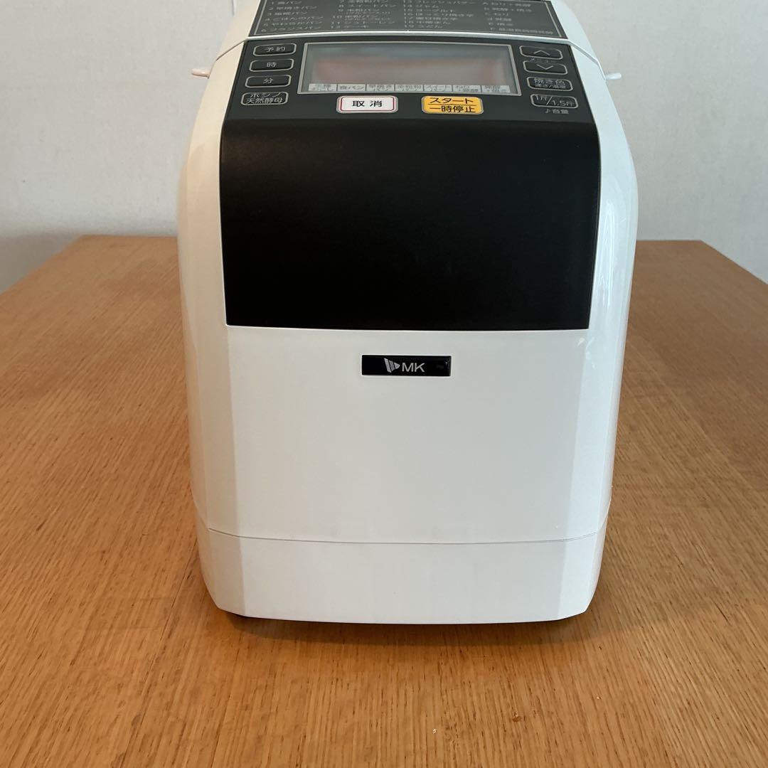 ☆美品 MK精工 HBK-152 ホワイト 自動ホームベーカリー　2020年製