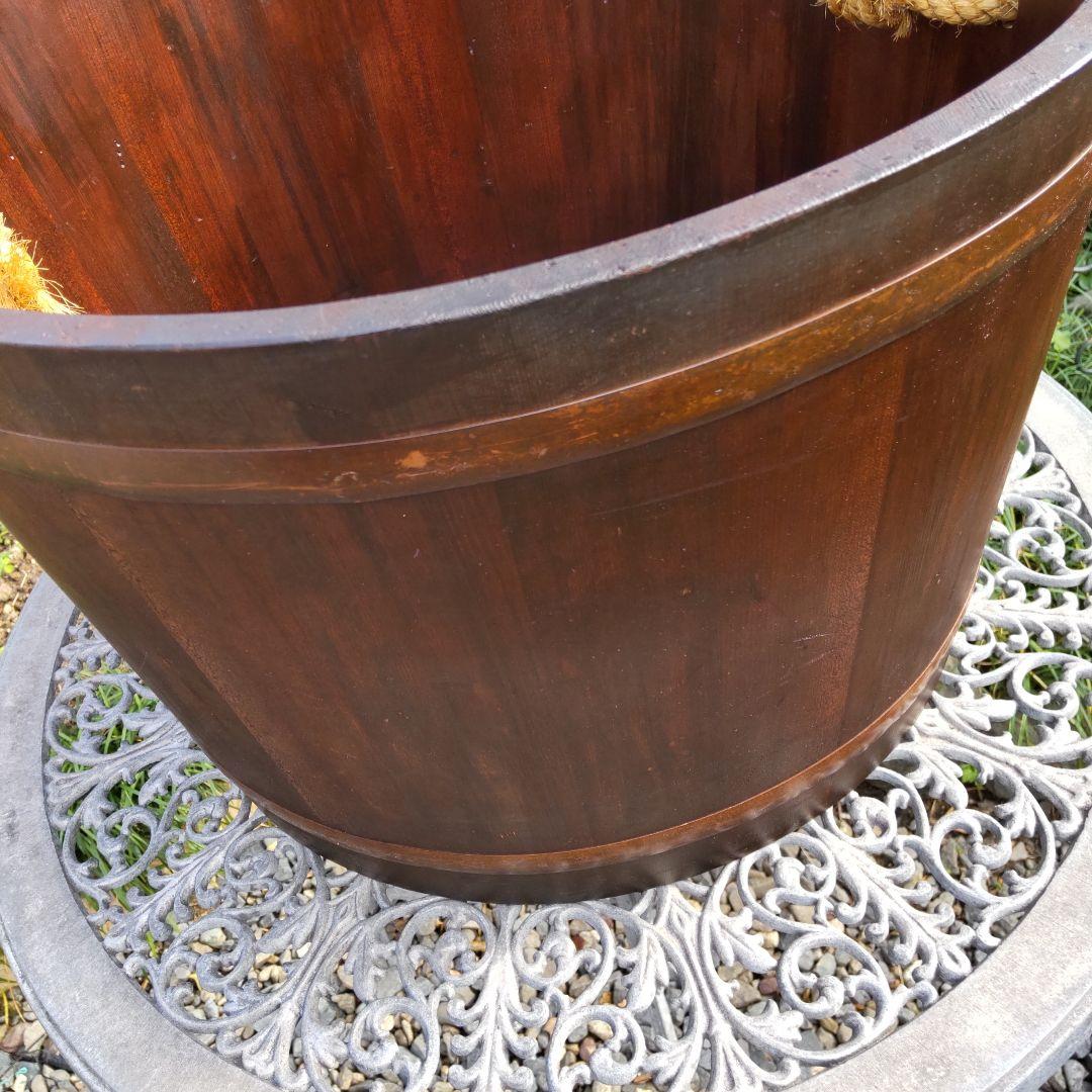 【サントリー】木製　 ワイン樽　プランター 樽型　ビンテージ