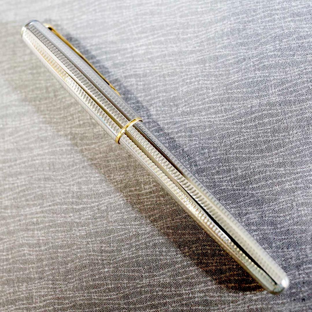 【極美品 送料込み】パーカー 万年筆 ソネット シルバーカスケード