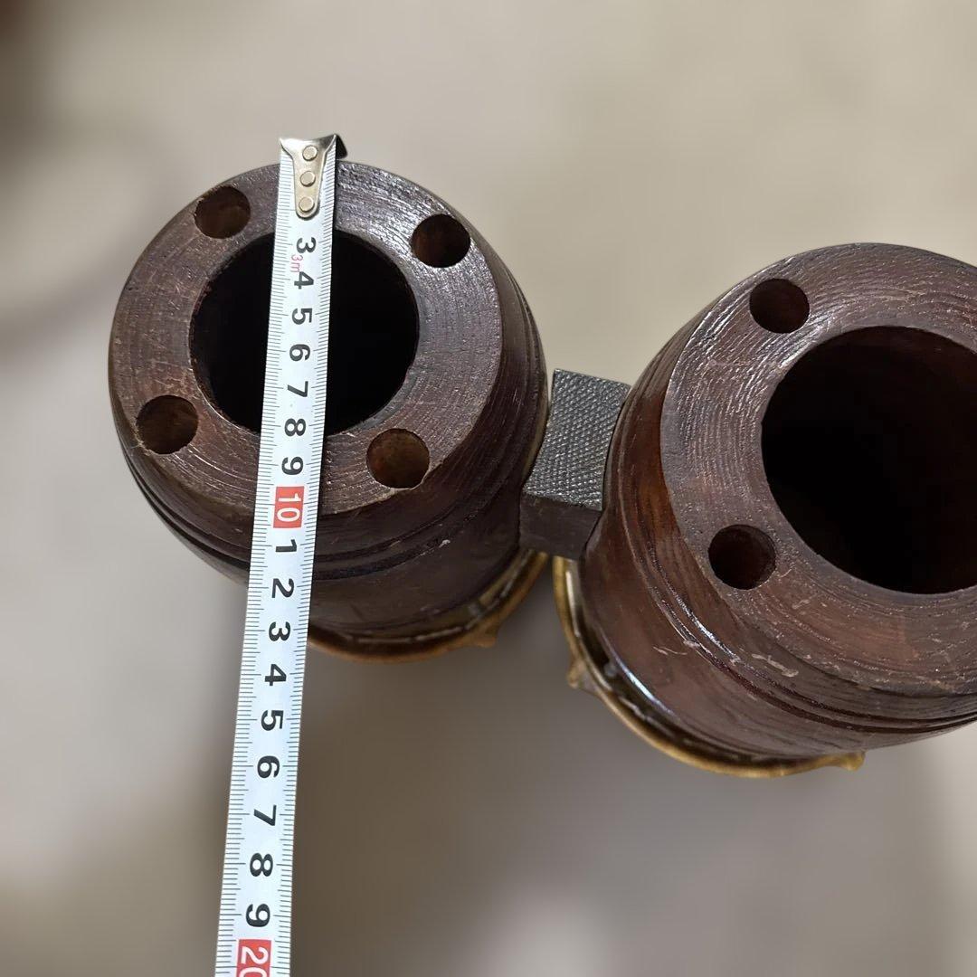 KOHO ボンゴ 木製 動物の皮ヘッド（羊