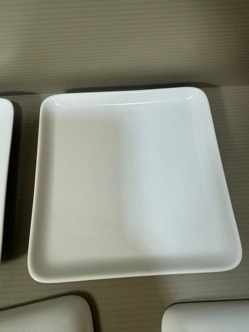 2231 香蘭社　白磁　皿　10客　未使用