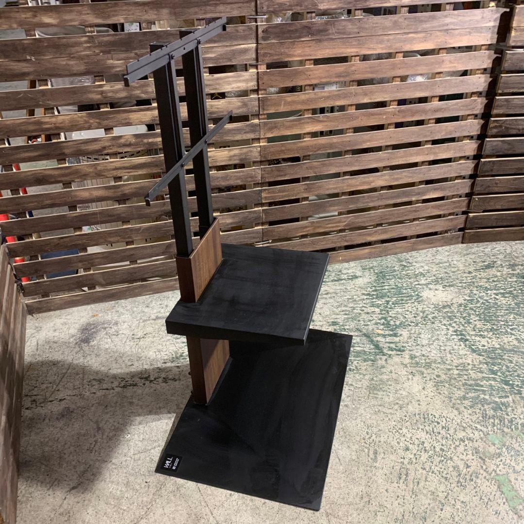 J900 WALL TV STAND V3 ロータイプ テレビスタンド ブラック