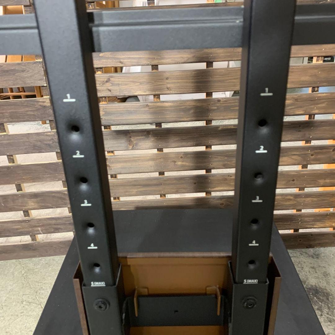 J900 WALL TV STAND V3 ロータイプ テレビスタンド ブラック