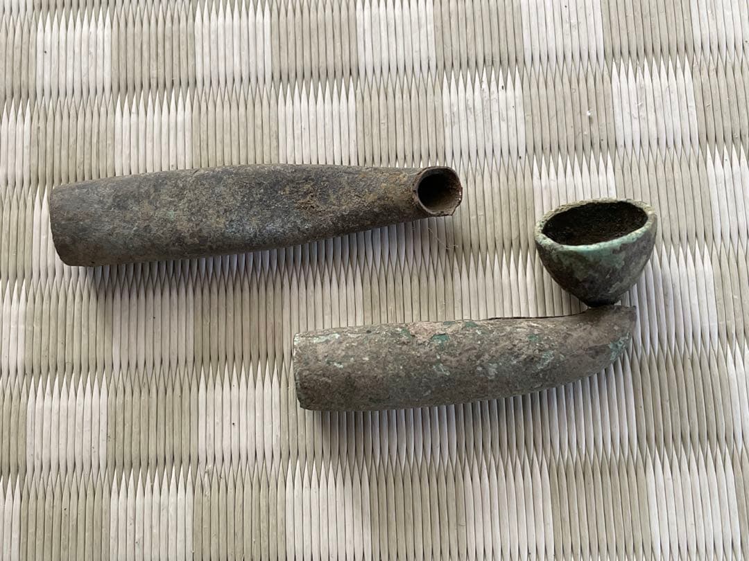 寛永通宝　キセル　出土　紐　江戸時代　仏像　道祖神　お守り　宝珠　刀　石器　土器