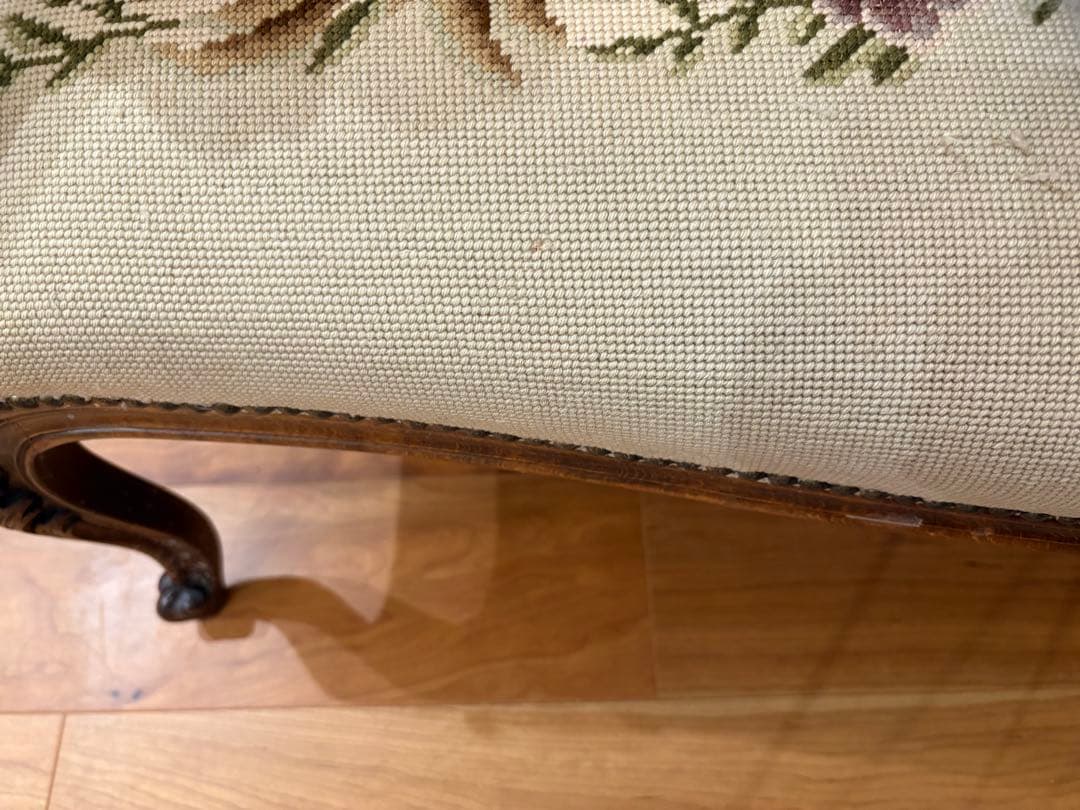 売れるまでちょこちょこお値引！　プチポワン　アンティーク　ソファ　セティ