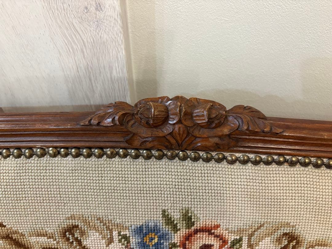 売れるまでちょこちょこお値引！　プチポワン　アンティーク　ソファ　セティ