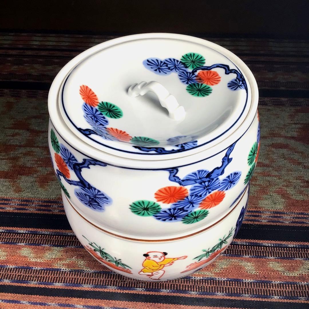 『冬うー特価』　京焼　平安 橋本龍岳　唐子　水差し