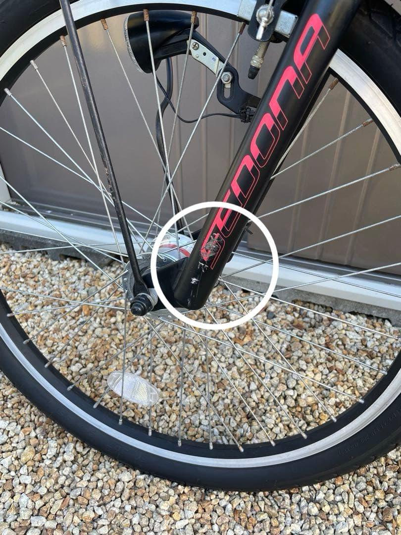 【直接引き渡し】24インチ　子供用自転車　ASAHIシマノ６段変速ギア