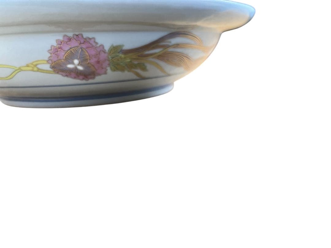 美品 九谷焼 弥与衛門窯 皇后陛下御麗筆 良子女王 雛の図 御絵皿 桐箱 塗箱