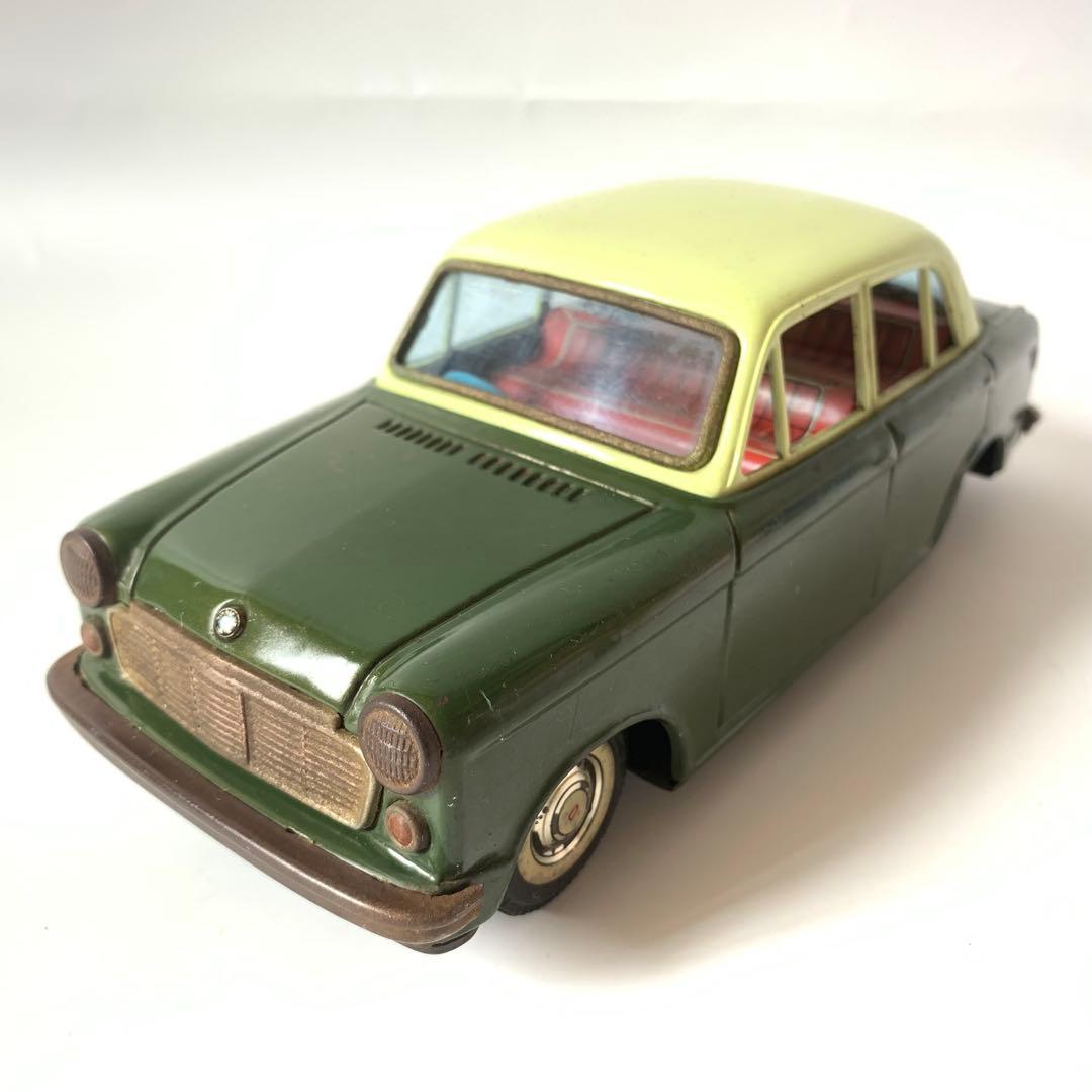 BCバンダイ ダットサン ブルーバード ブリキ フリクション 当時物