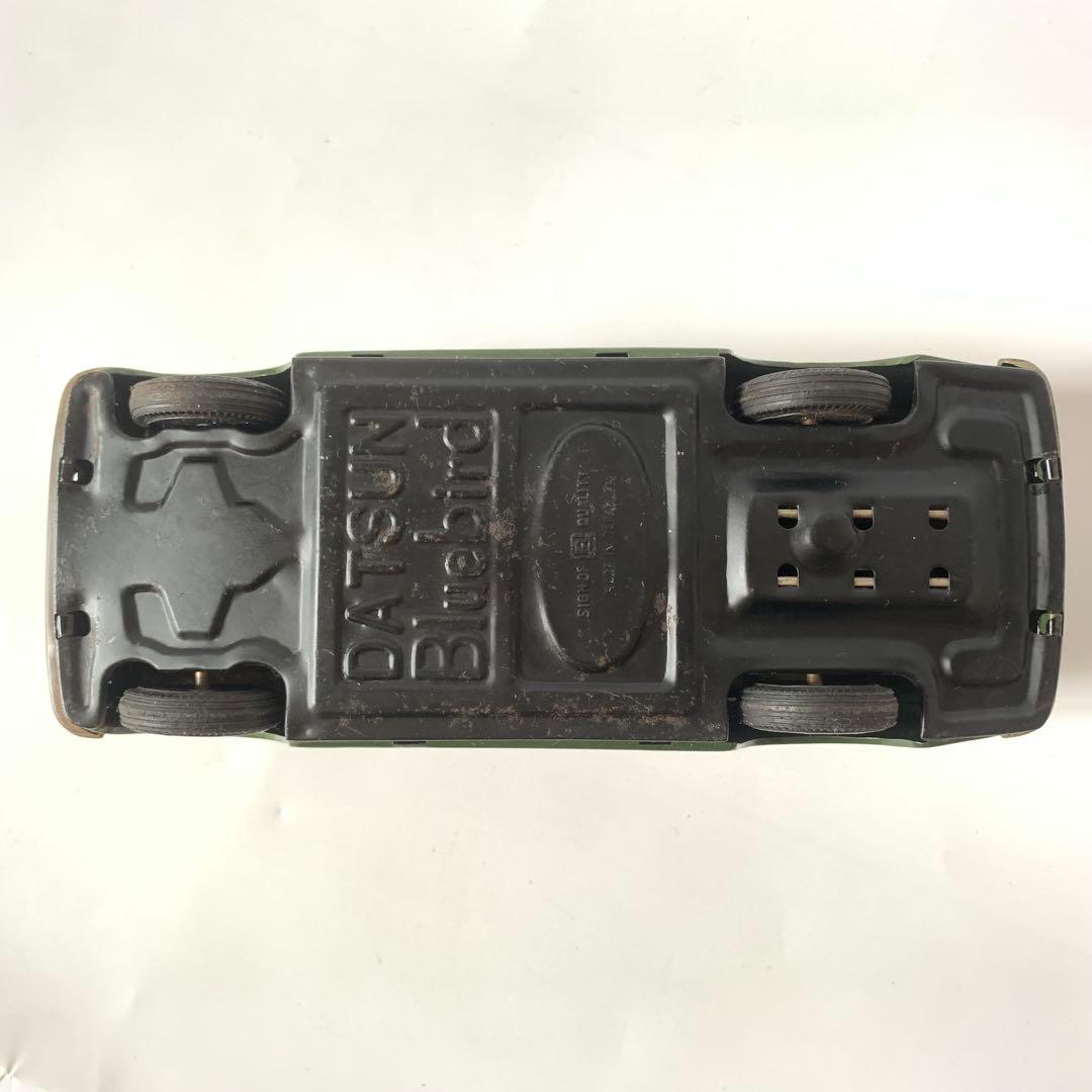 BCバンダイ ダットサン ブルーバード ブリキ フリクション 当時物